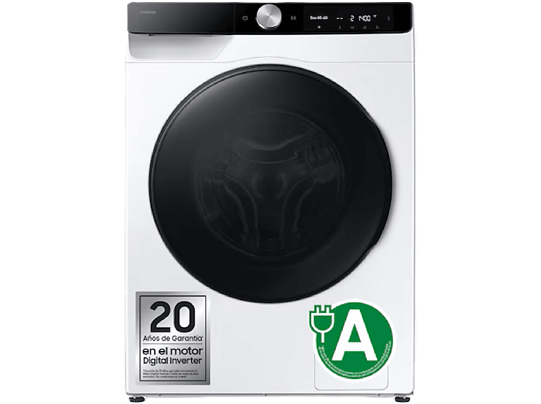 REACONDICIONADO Seminuevo Bueno Lavadora secadora - Samsung WD90DG6G94BKU3, Capacidad de lavado 9 Kg, secado 5 kg, AI Control