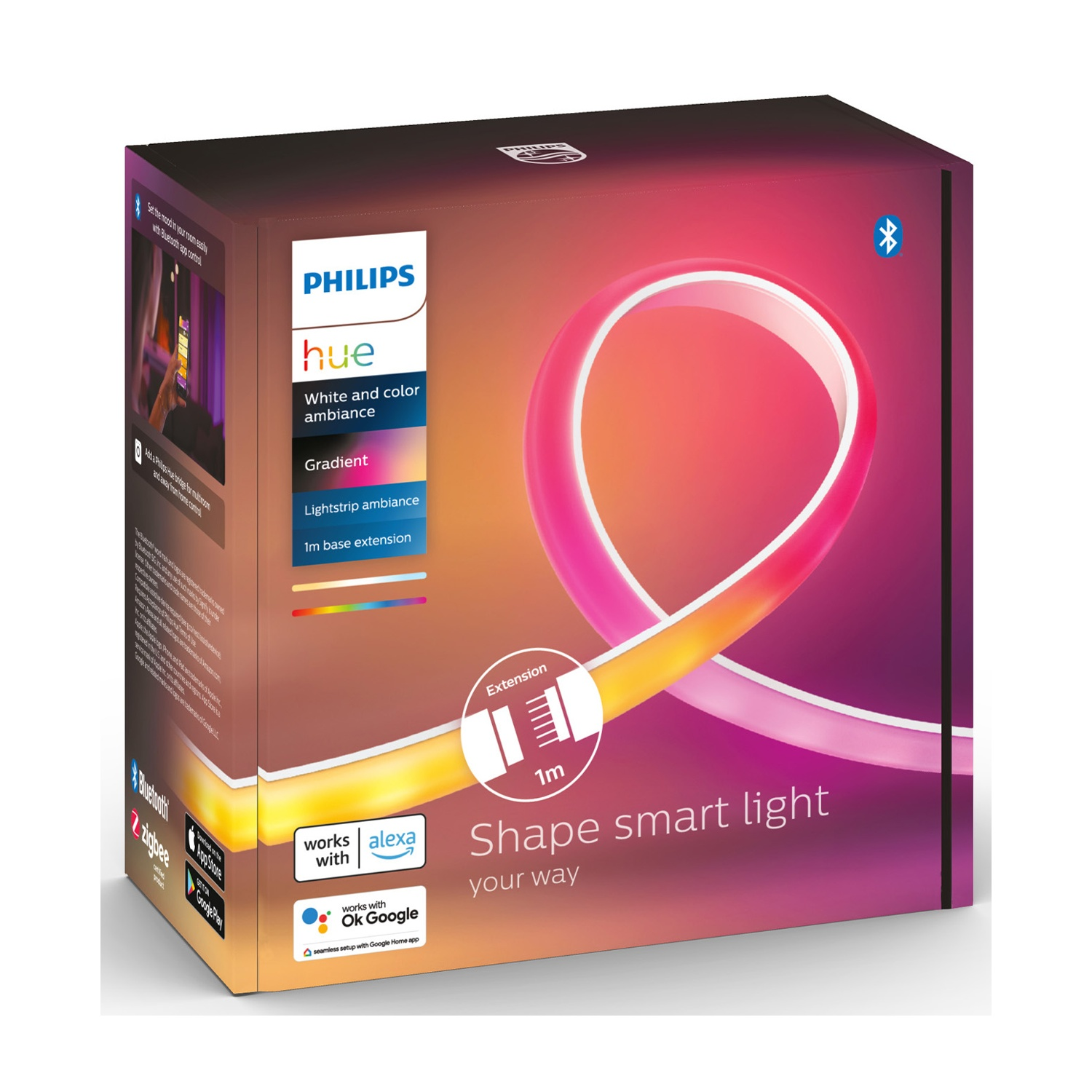 LIGHT STRIP PHILIPS HUE HueLightstripGrad Est 1mt