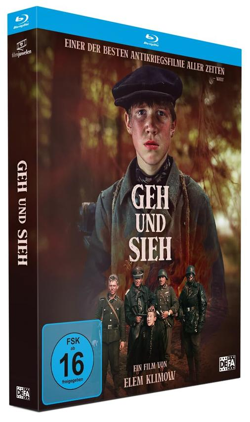Auf der Blu-ray-Box sind ein junger Mann mit Mütze und andere in Militäruniformen zu sehen. Der Filmtitel steht groß geschrieben.