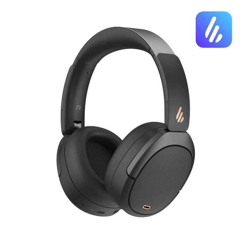 EDIFIER W80 Bluetooth fejhallgató, fekete