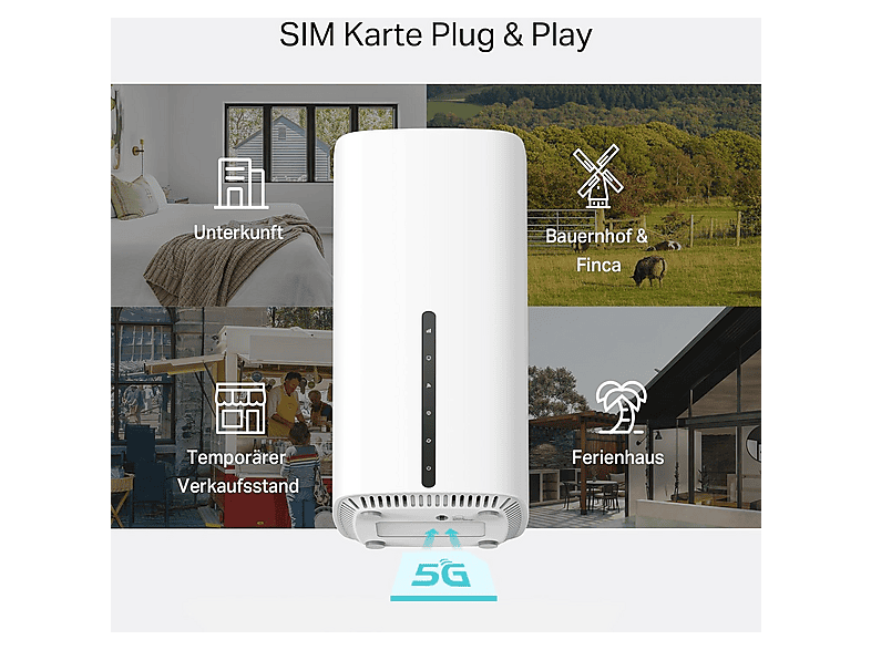 Thumbnail - TP-LINK Archer NX500 5G AX3000 Wireless Dual-Band Gigabit Router 4,67 Gbit/s