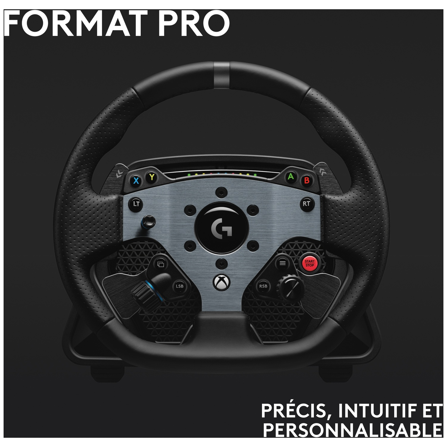 LOGITECH G PREMIUM Volant de Gaming G PRO PC/Xbox Series X|S/Xbox One Noir (941-000194)