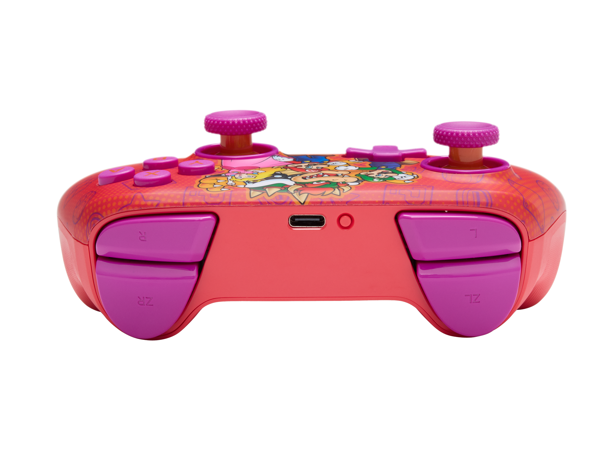 PowerA Advantage Wireless Controller pink Mario und Freunde