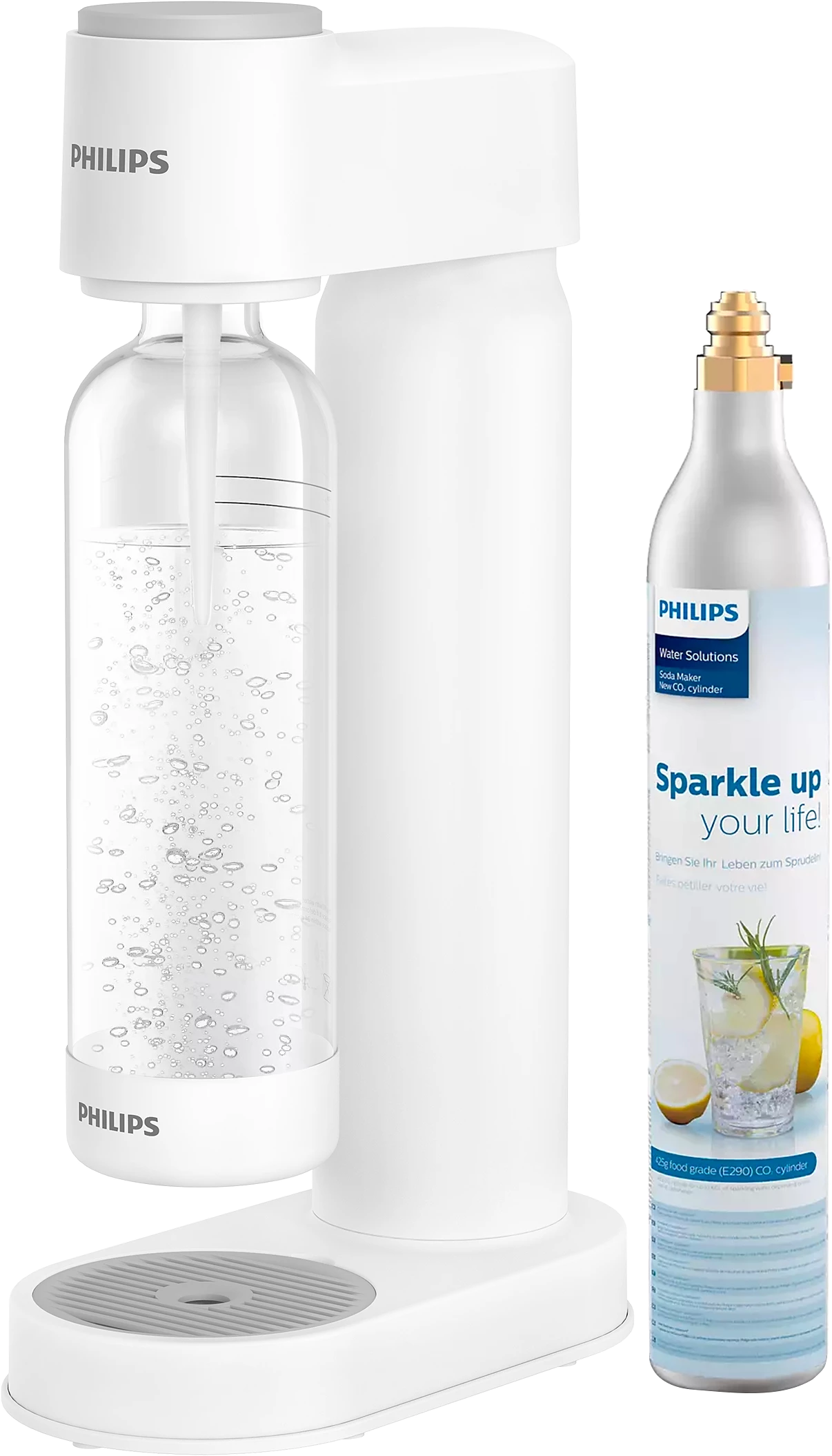 PHILIPS ADD4901 GoZero Lite szódagép, fehér(218613)