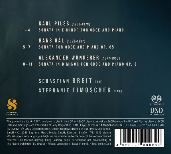 CD-Cover mit Komponistennamen und musikalischen Kompositionen. Enthält Informationen über die Aufnahme und einen Barcode.