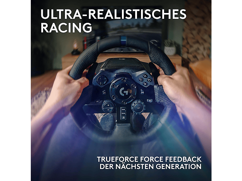 LOGITECH G923 Rennlenkrad und Pedale für PS5, PS4 PC