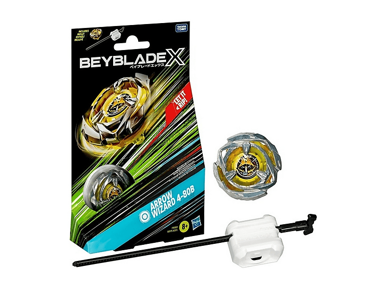 Hasbro Beyblade X - Trottola da Combattimento BBX Arrow Wizard Trottole DA Combattimento