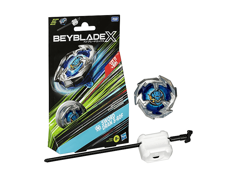 Hasbro Beyblade X - Trottola da Combattimento Bbx Sword Dran Trottole DA Combattimento
