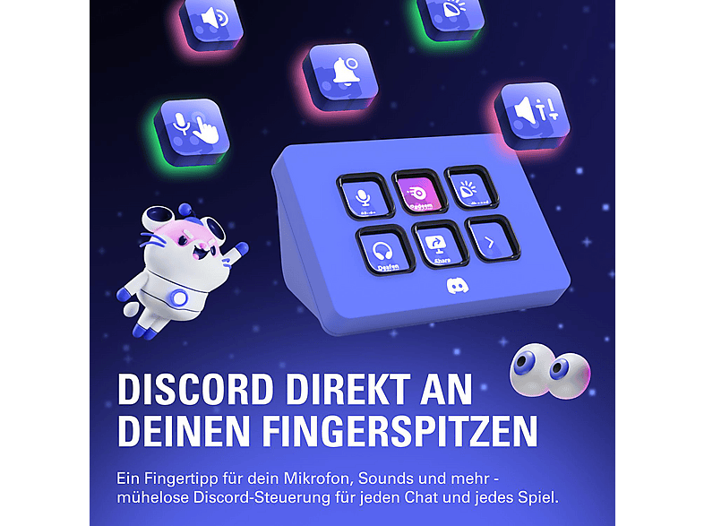 Thumbnail - ELGATO Stream Deck Mini - Discord Edition, Deck, Lila