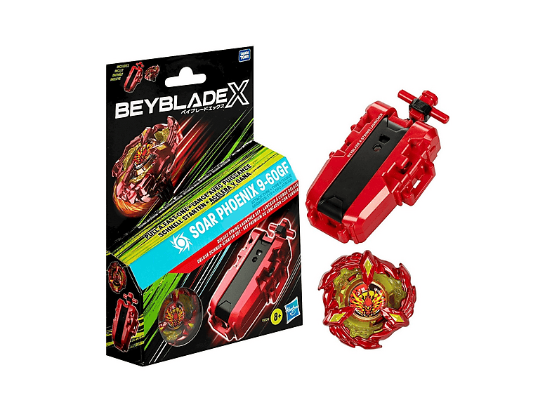 Hasbro Beyblade X - Lanciatore e Trottola Deluxe Trottole DA Combattimento