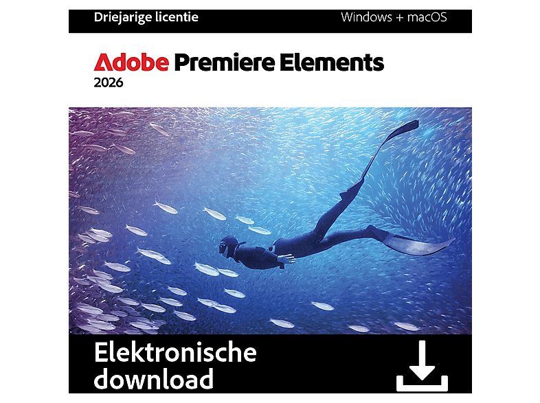 Adobe Premiere Elements 2026 Licence 3 ans
