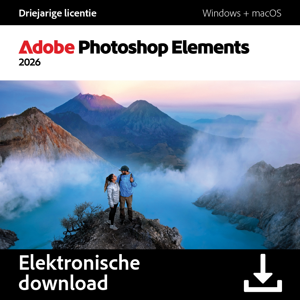 Adobe Software Adobe Photoshop Elements 2026 3y Esd Nl (download Code)