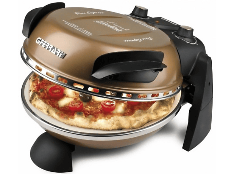 G3FERRARI G1000608 Delizia Pizzaofen, bis 400°C, Kupfer