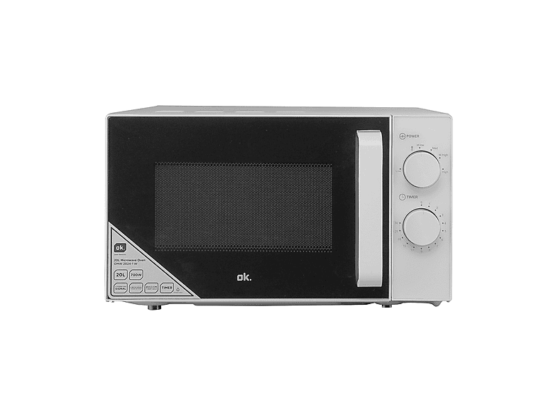ok OMW 2024-1 W Microonde, potenza microonde 700 W, capacità 20 l, 6 livelli di