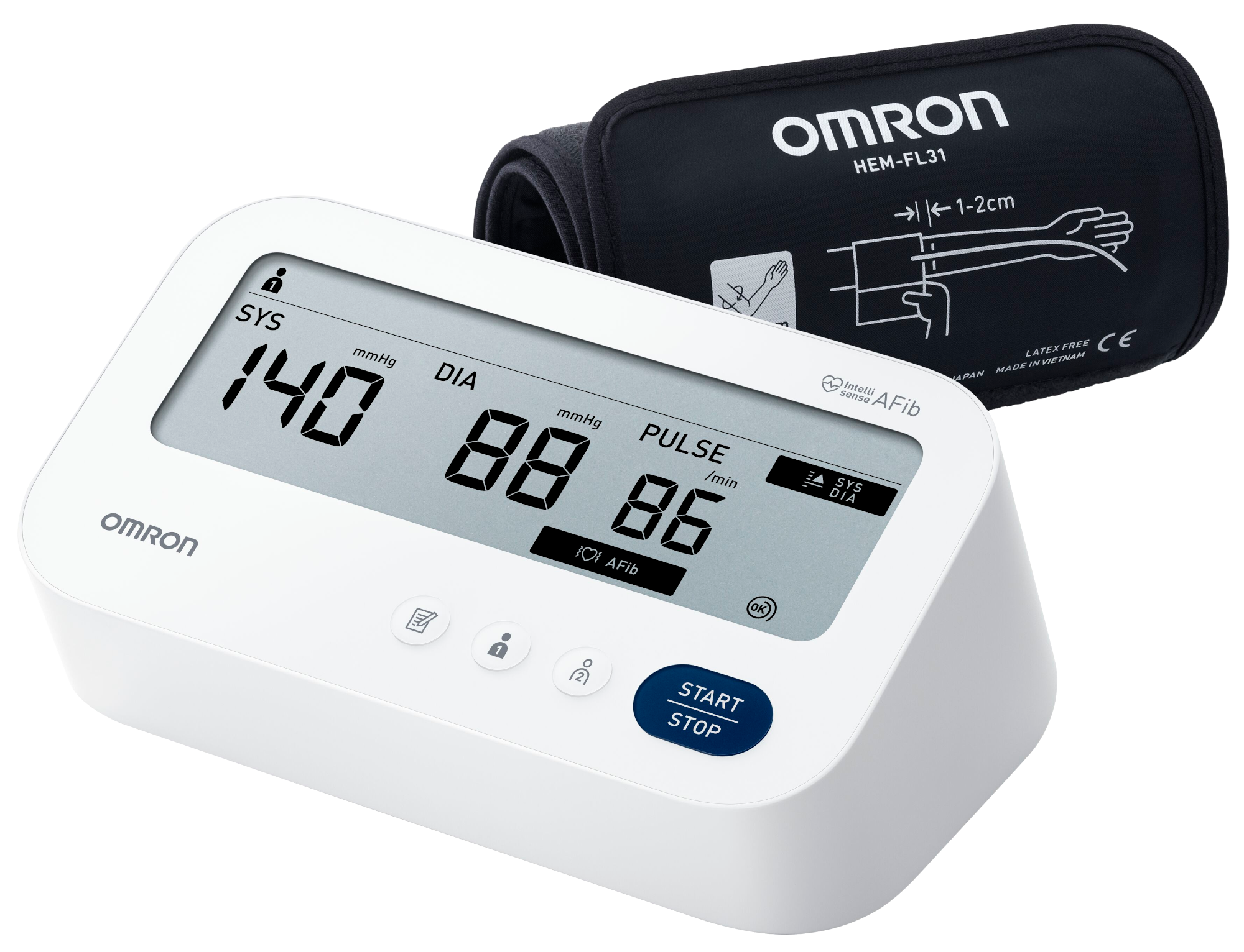 OMRON M3 Comfort AFib vérnyomásmérő