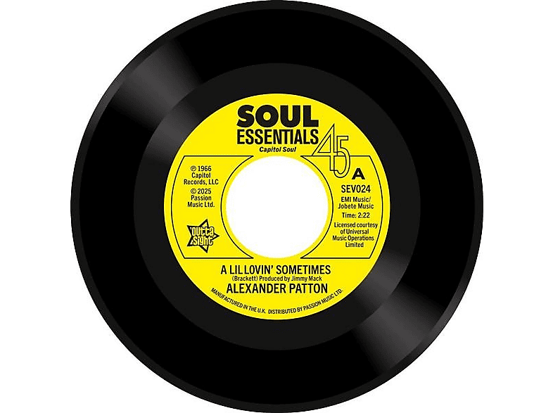 Alexander Patton | A Lil Lovin' Sometimes / True Love - (Single (analog ...
