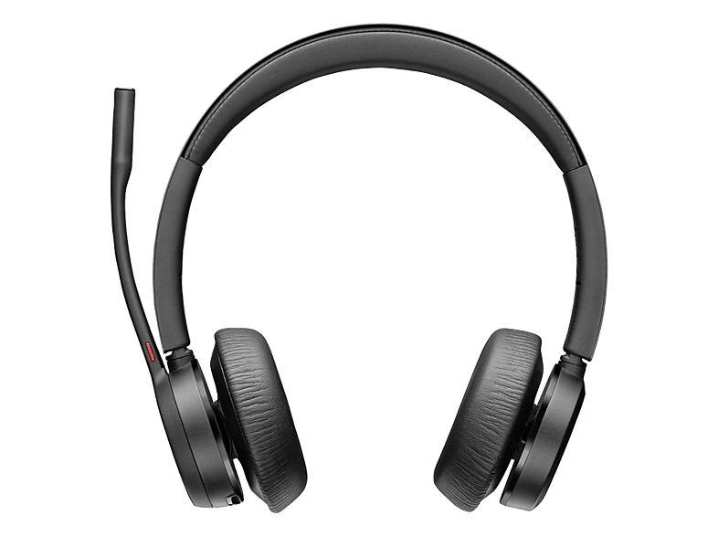 Auriculares de oficina - Poly Voyager 4320 Profesional, USB-C, De diadema, Bluetooth, Micrófono Boom, Circumaurales, Negro