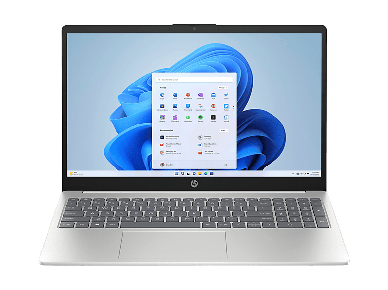 HP 15-fc0189ns, 15.6 Full-HD, AMD Ryzen™ 5 7520U, 16 GB RAM, 512 SSD, Radeon™ 610M, W11 H