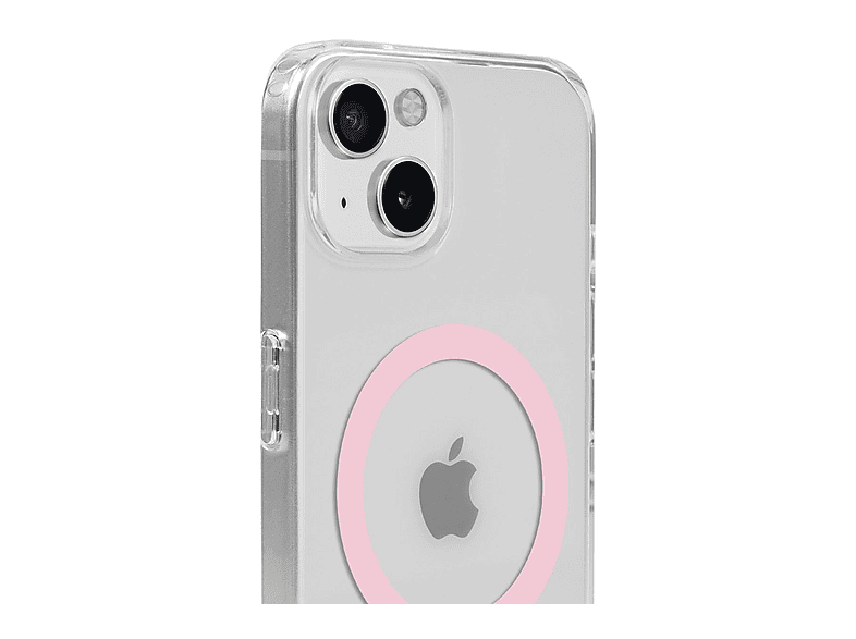 Thumbnail - HOLDIT MagSafe Case, Backcover, Apple, iPhone 15/14/13, Pink/Transparent