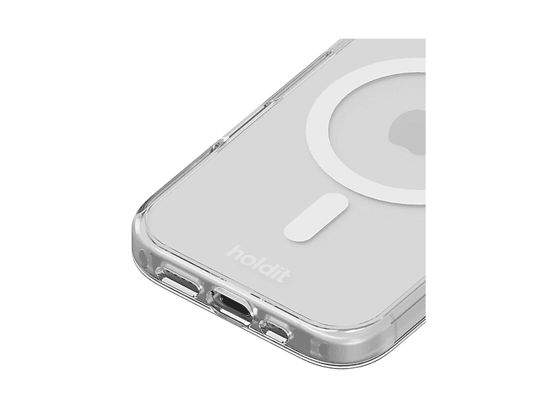 Thumbnail - HOLDIT Magsafe, Backcover, Apple, iPhone 16 Pro, White/Transparent