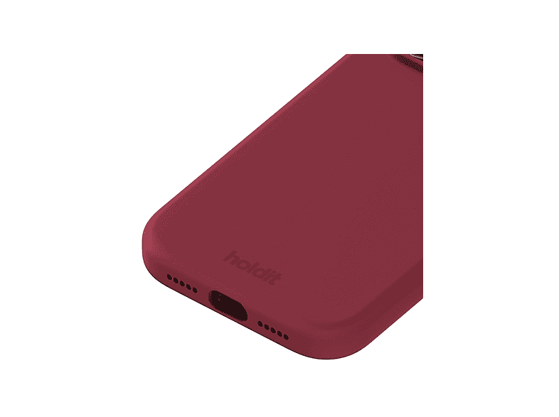 Thumbnail - HOLDIT Silicone Case, Backcover, Apple, iPhone 17 Pro, Red Velvet
