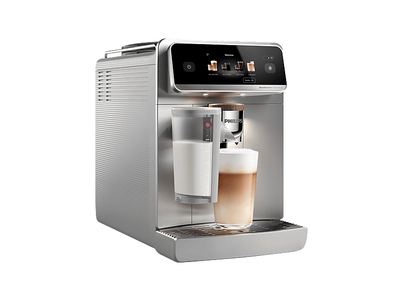 PHILIPS EP8757/20 8000 Serie, LatteGo Kaffeevollautomat Silber