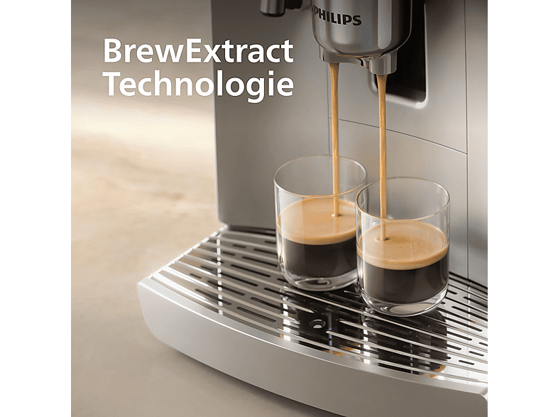 PHILIPS EP8757/20 8000 Serie, LatteGo Kaffeevollautomat Silber