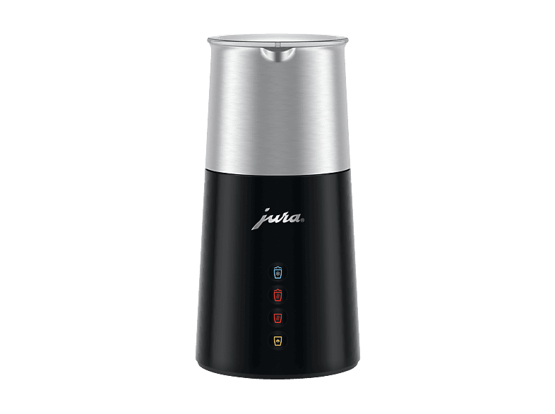 JURA 24331 Hot & Cold Milchaufschäumer, Schwarz/Silber, 600 Watt, 0,36 l
