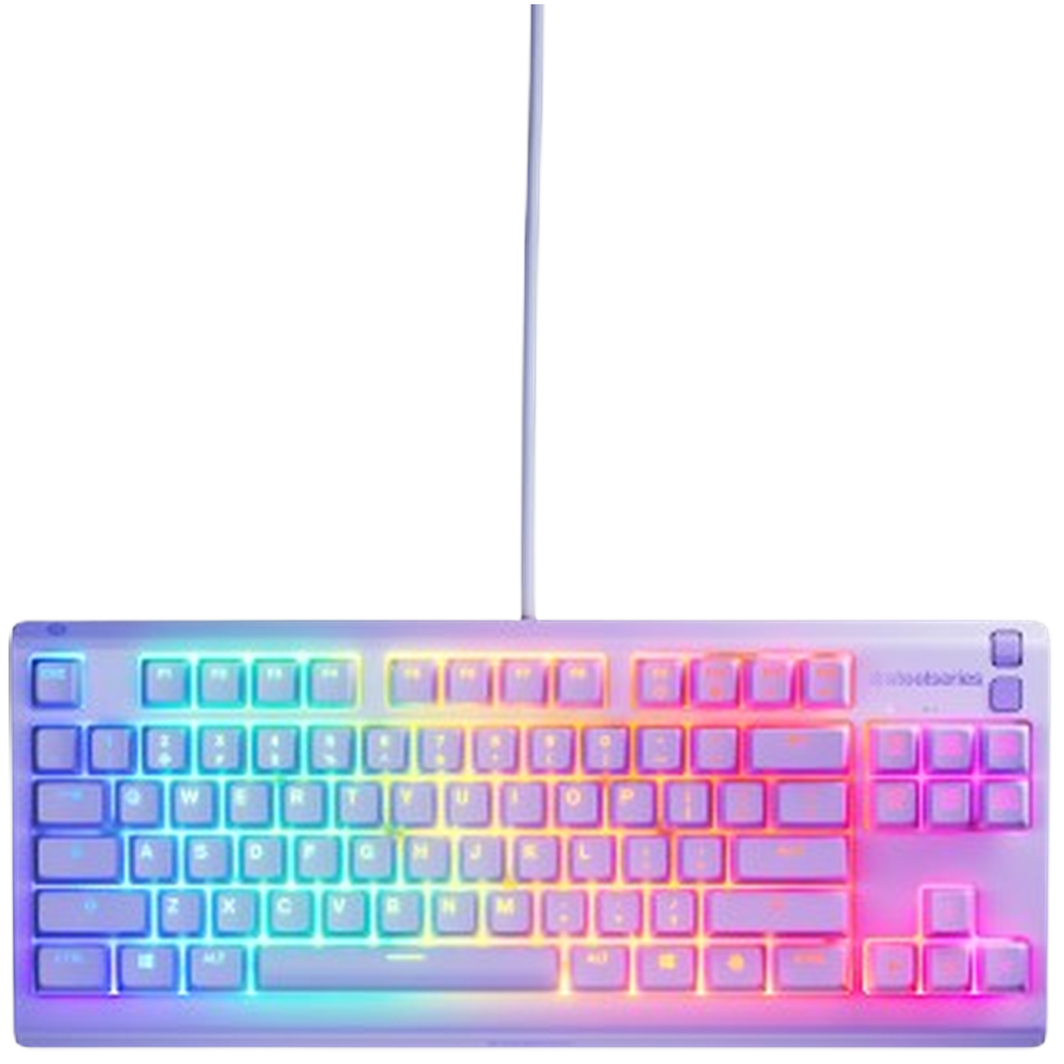 Steelseries Apex 3 Tkl Us Qwerty Layout Bedraad Gamingtoetsenbord Lavendel