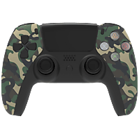 MediaMarkt QWARE PS4 camo Zwart Controller aanbieding