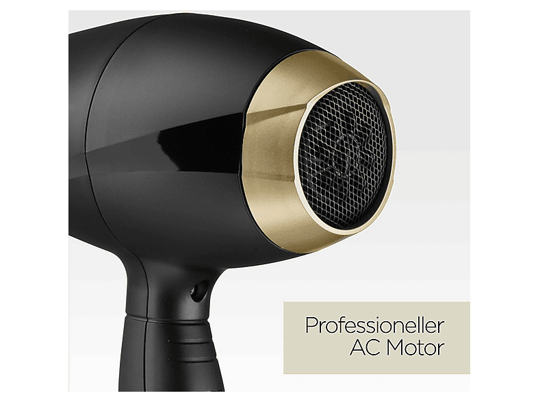 Babyliss Power Pro 2000 6704E Haartrockner Schwarz/Gold (2000 Watt) — Foto 2 von 5