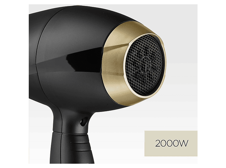 Babyliss Power Pro 2000 6704E Haartrockner Schwarz/Gold (2000 Watt) — Foto 5 von 5