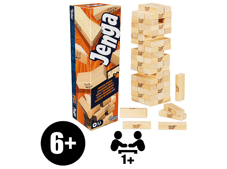 Thumbnail - HASBRO GAMING Jenga Brettspiel Mehrfarbig