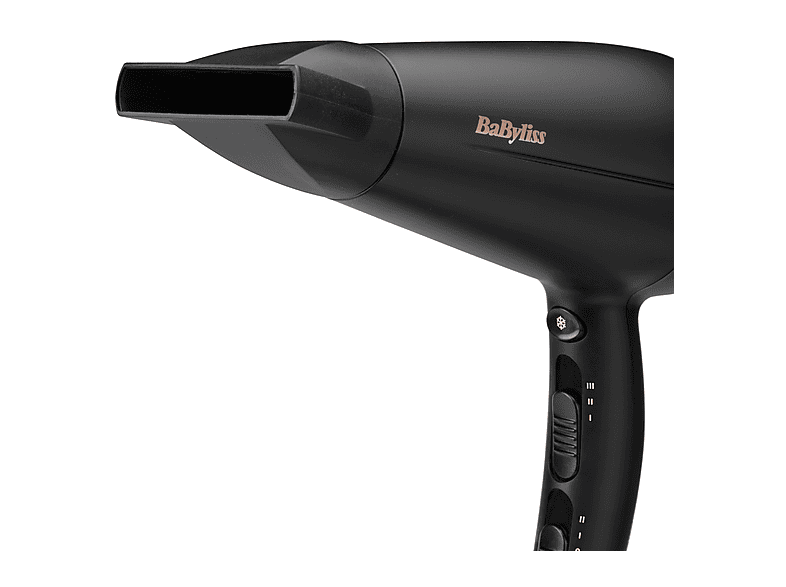 Babyliss Turbo Shine 2200 D570DE Haartrockner Schwarz/Rose (2200 Watt) — Foto 2 von 4
