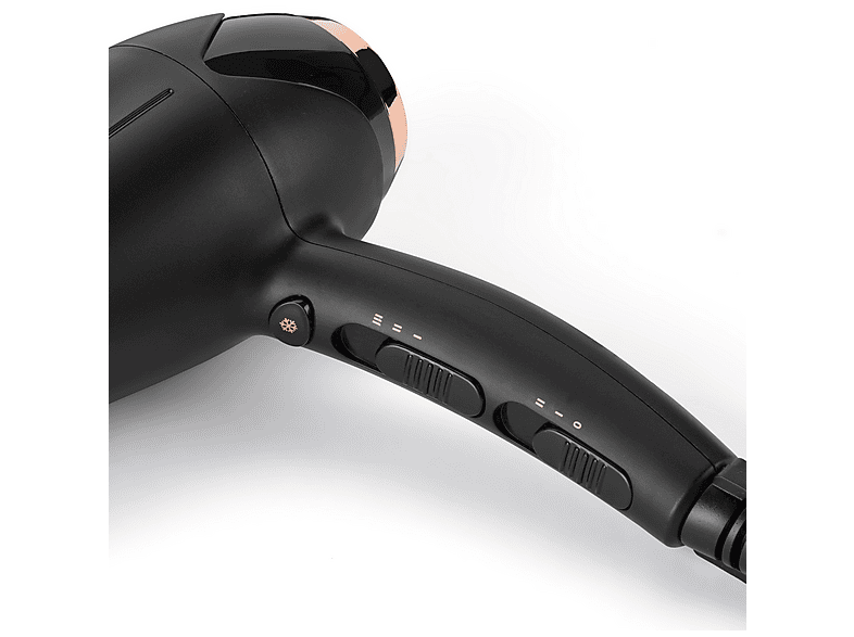 Babyliss Turbo Shine 2200 D570DE Haartrockner Schwarz/Rose (2200 Watt) — Foto 3 von 4