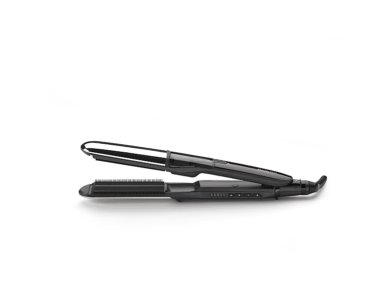 Babyliss ST496E Steam Shine Glätter (Keramik, Temperaturstufen: 5: 150°C - 230°C, Schwarz/Chrom)