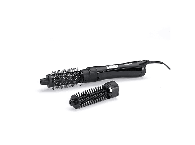 Babyliss AS82E Warmluftbürste Schwarz, 800 Watt, 2 Aufsätze