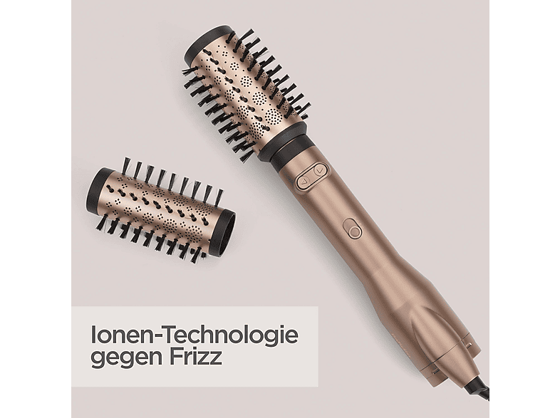Babyliss AS952E Warmluftbürste Champagner, 650 Watt, 2 Aufsätze — Foto 5 von 5