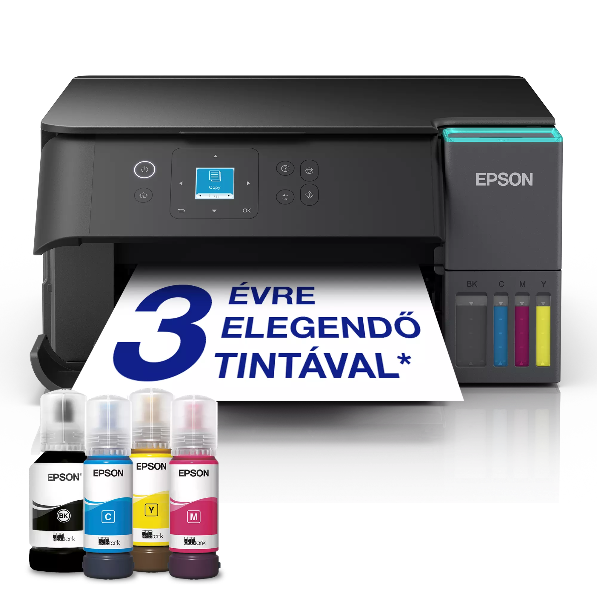 EPSON EcoTank L4360 multifunkciós színes DUPLEX WiFi külső tintatartályos tintasugaras nyomtató (C11CL41408)