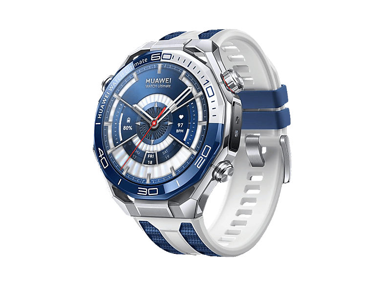 HUAWEI Watch Ultimate 2 Smartwatch Fluorelastomer, 140-210 mm, Blue