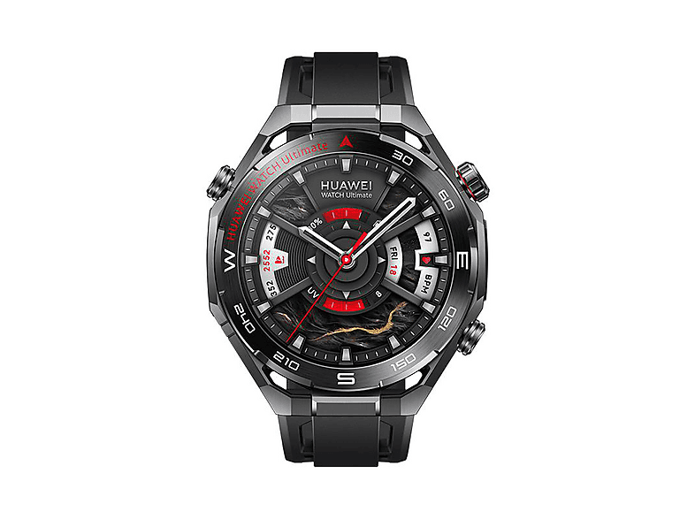 HUAWEI Watch Ultimate 2 Smartwatch Fluorelastomer, 140-210 mm, Black