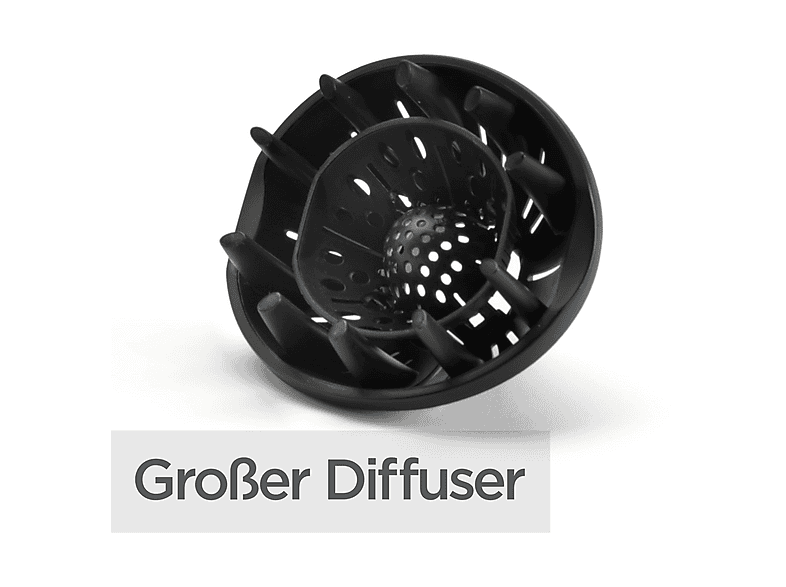 Babyliss D374DE Cordkeeper 2000 Haarföhn Schwarz (2000 Watt) — Foto 2 von 5