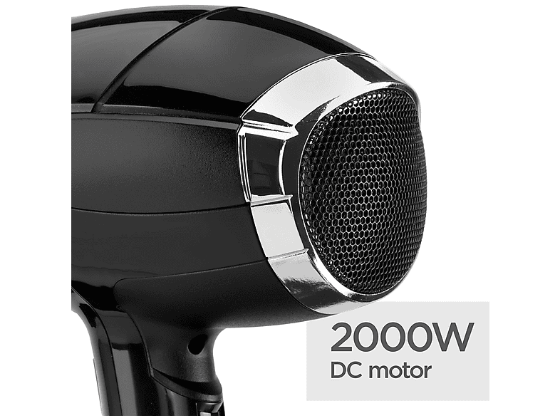 Babyliss D374DE Cordkeeper 2000 Haarföhn Schwarz (2000 Watt) — Foto 3 von 5
