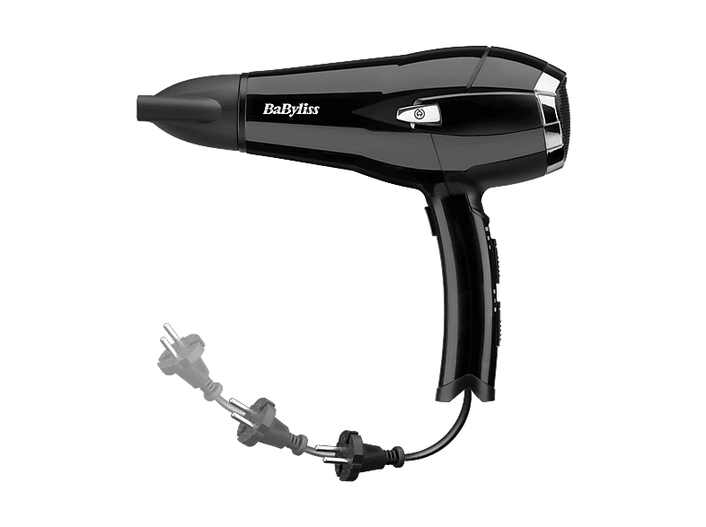 Babyliss D374DE Cordkeeper 2000 Haarföhn Schwarz (2000 Watt)