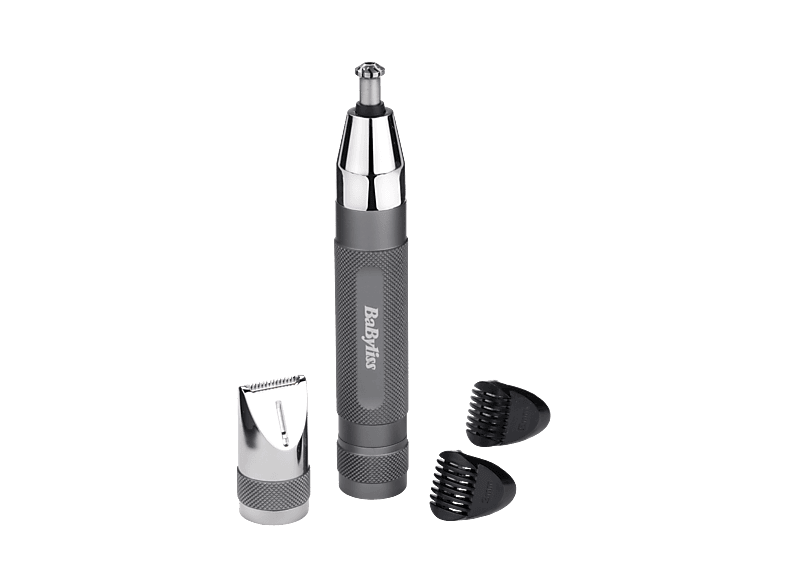 Babyliss super-X Metal Nasen-, Ohren & Augenbrauntrimmer, Grau, Batteriebetrieb