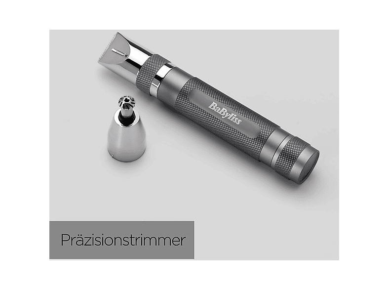 Babyliss super-X Metal Nasen-, Ohren & Augenbrauntrimmer, Grau, Batteriebetrieb — Foto 4 von 5