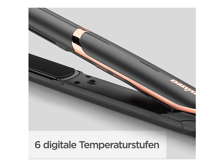 Babyliss ST394E super smooth 235 Glätteisen (Keramik, Temperaturstufen: 140°C - 235°C, Schwarz) — Foto 2 von 5