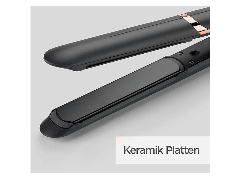 Babyliss ST394E super smooth 235 Glätteisen (Keramik, Temperaturstufen: 140°C - 235°C, Schwarz) — Foto 3 von 5