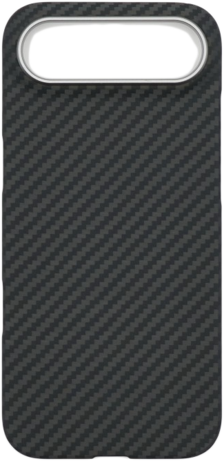 CASE AND PRO iPhone Air mágneses aramid karbon tok, fekete (CARBM-IPH17A-BK)