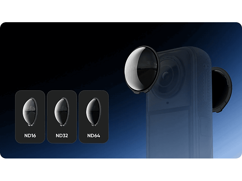 INSTA360 X5 ND64 Filter, ND-Filter, Schwarz